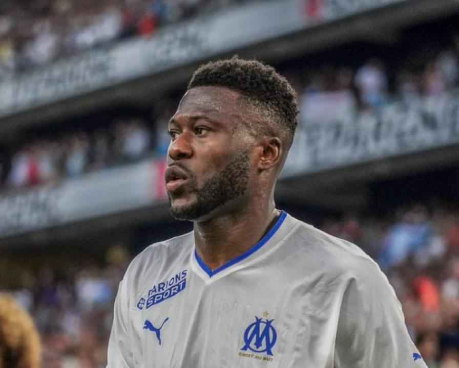 Chancel Mbemba sous les couleurs de l'Olympique de Marseille.
