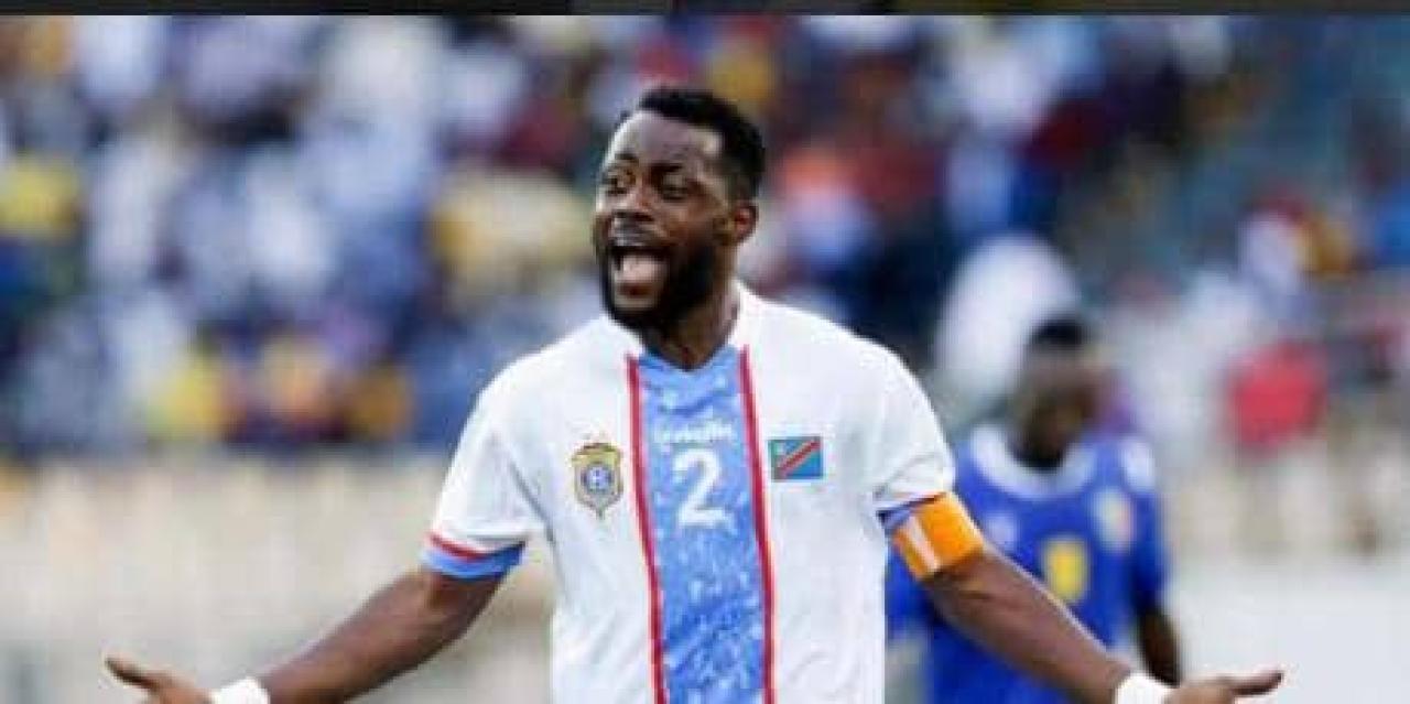 Le capitaine des Léopards locaux de la RDC, Djos Issama Mpeko.