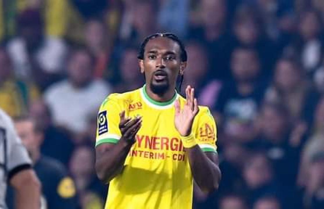 Samuel Moutoussamy sous les couleurs du FC Nantes.