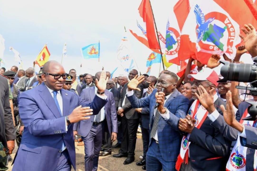 Arrivée du premier ministre Sama Lukonde à Mbuji-mayi