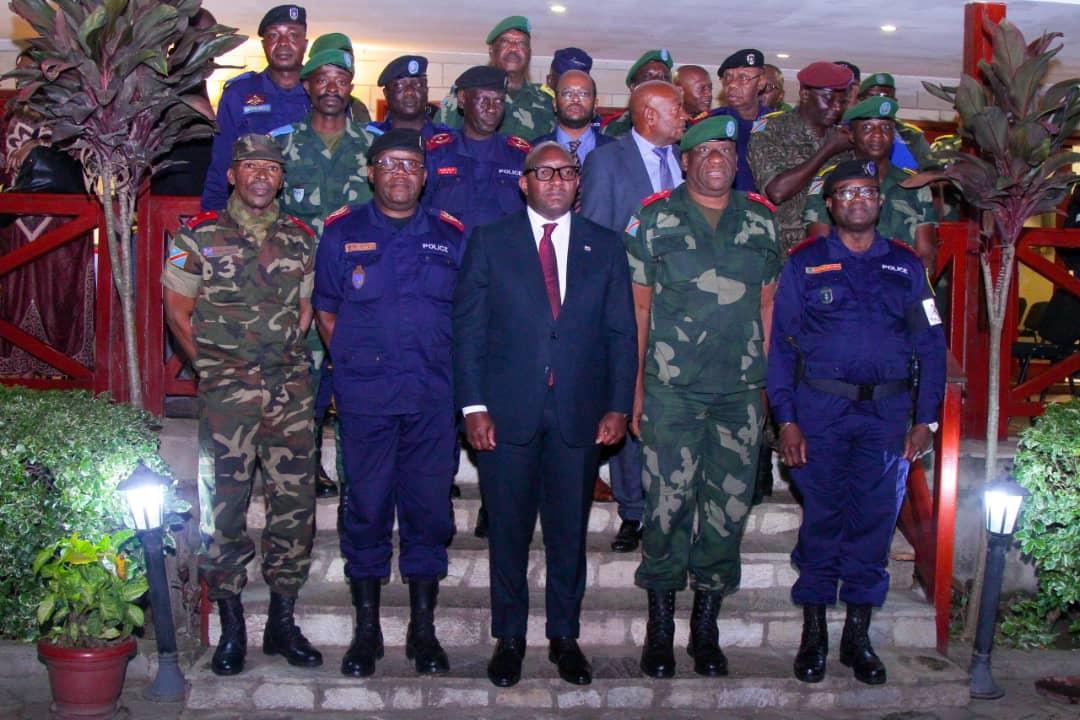 Le premier ministre Sama Lukonde à la fin de la réunion du conseil de sécurité tenue, ce mercredi 21 septembre à Bunia