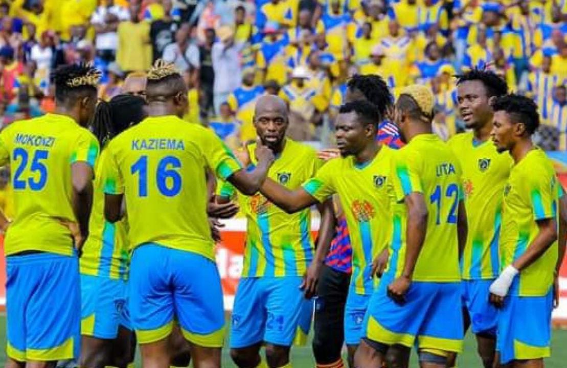 Les joueurs du FC Saint-Éloi Lupopo, lors de la rencontre de LINAFOOT face à l'AS V.Club. [Photo d'illustration]