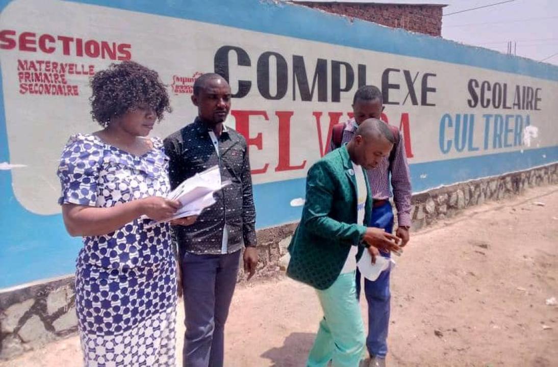Le Sous-proved Lubumbashi 2 lors d'une descente sur terrain