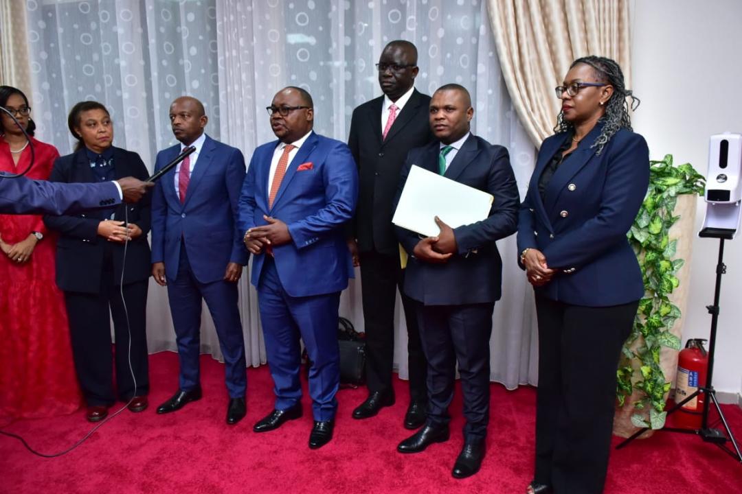 Le comité de pilotage des 9 ème jeux de la francophonie reçu par le premier ministre Sama Lukonde