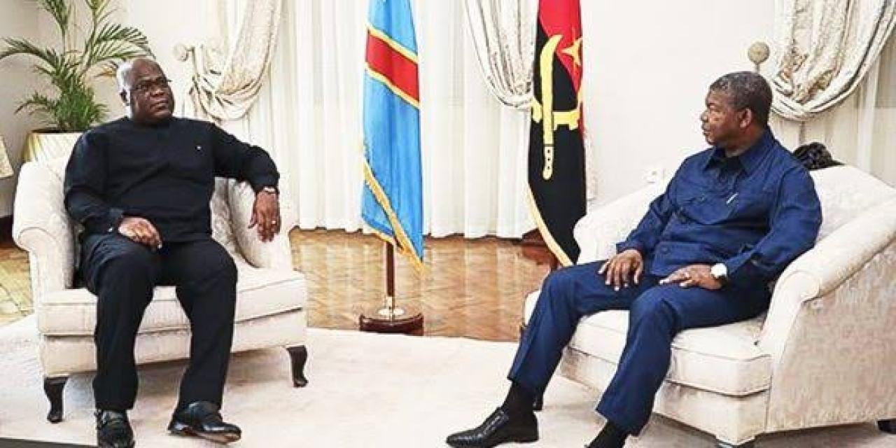 Le président de la RDC Félix Tshisekedi et son homologue angolais Joao Lourenço [ photo d'illustration]