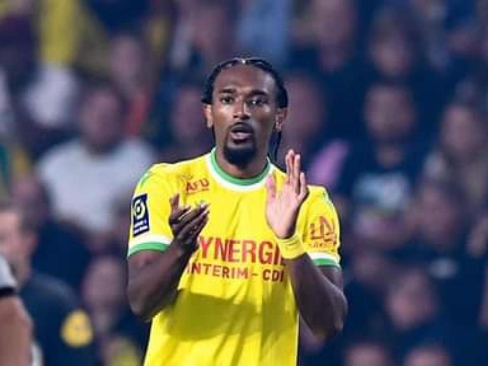 Samuel Moutoussamy sous les couleurs du FC Nantes.