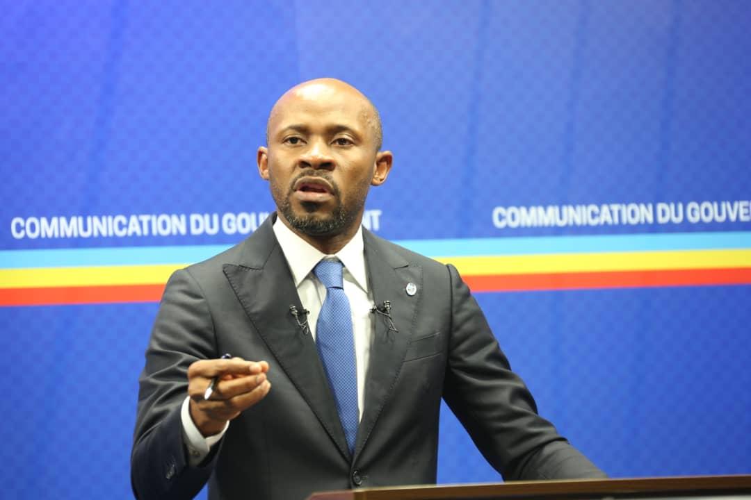 Le porte-parole du gouvernement et ministre de la communication et médias, Patrick Muyaya