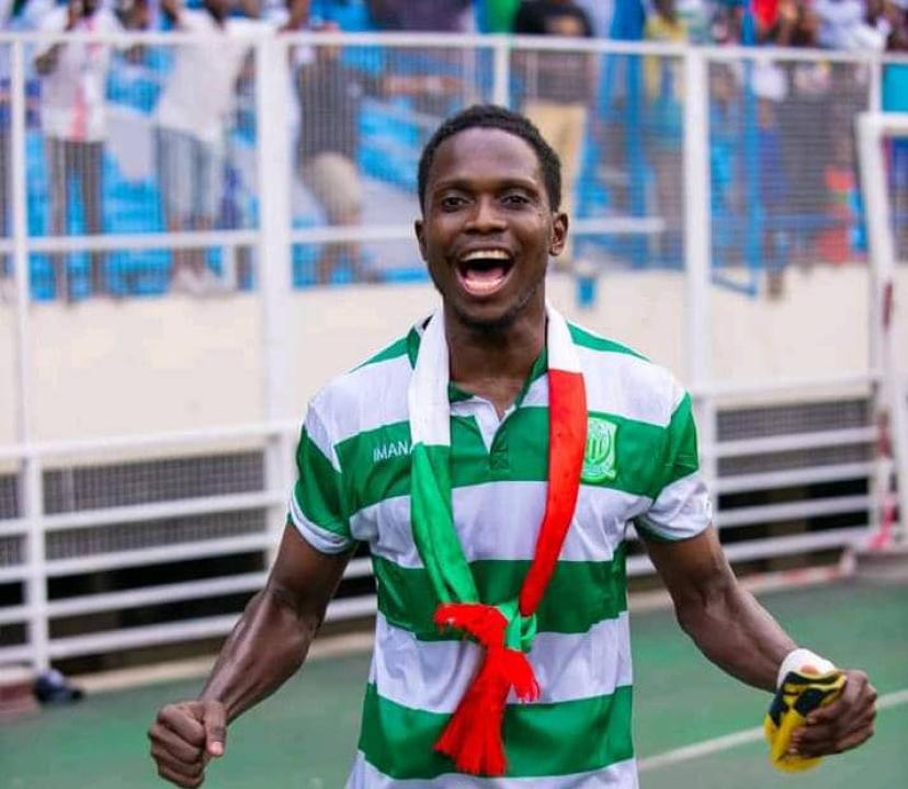 L'attaquant du DCMP, Jimmy Bayindula, au stade des martyrs de Kinshasa. [Photo d'illustration]