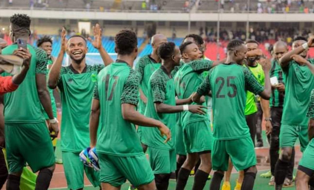 Les joueurs de l'AS VClub en pleine célébration, au stade des martyrs. [Photo d'illustration]