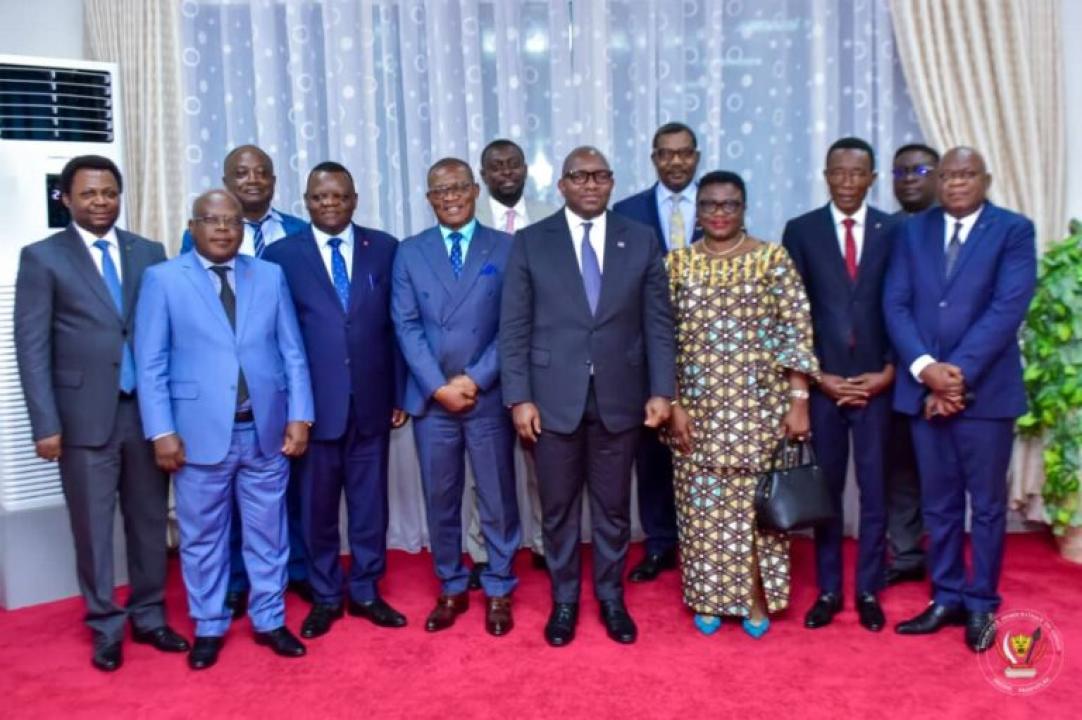Le premier ministre Sama Lukonde et le caucus des députés et sénateurs du Maniema