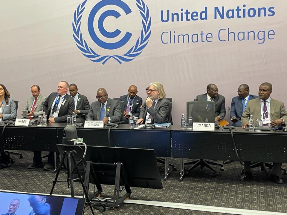 Le PM Sama Lukonde lors de la Cop 27 en Egypte