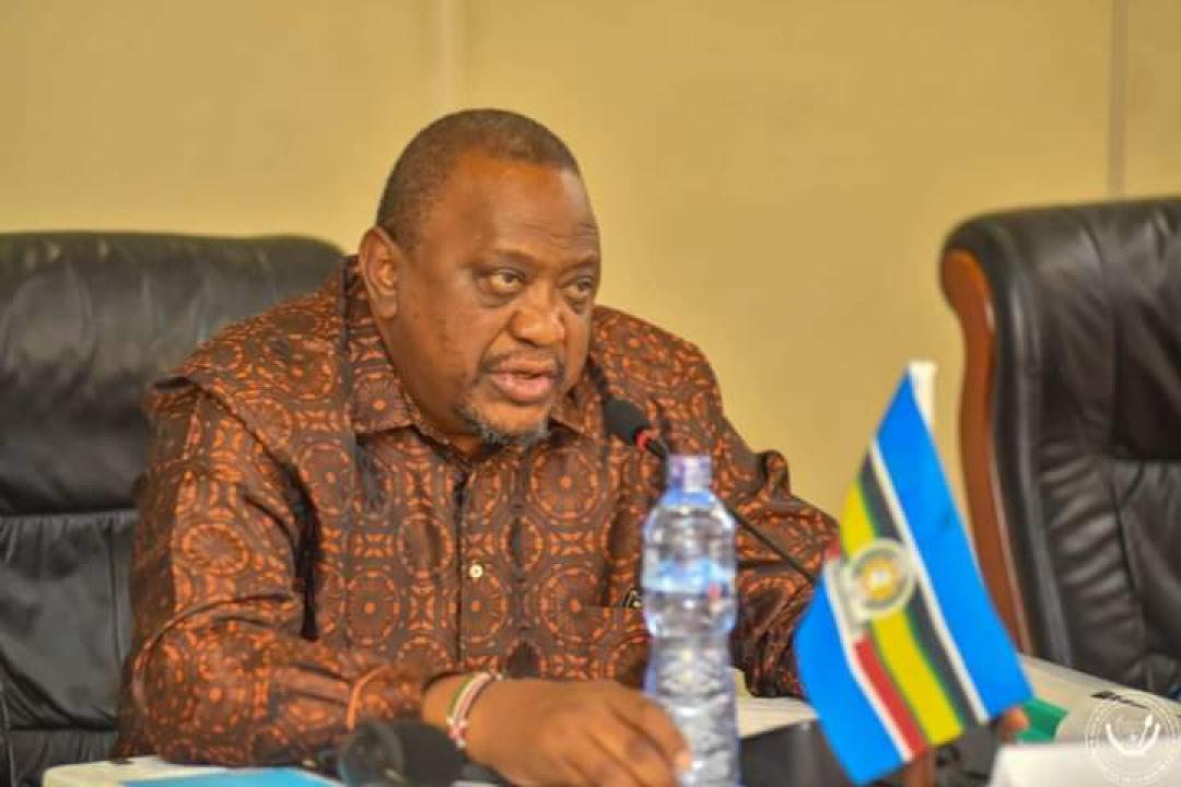 Uhuru Kenyatta, ancien président kenya et facilitateur désigné de l'EAC en RDC