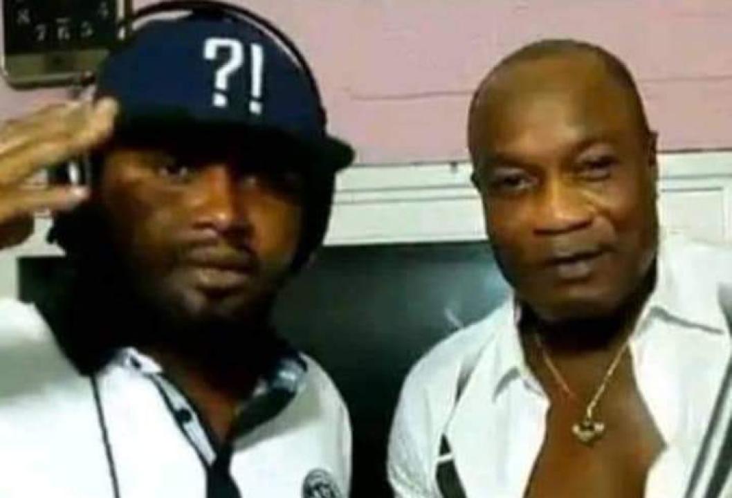 Ferré Gola et Koffi Olomide lors de l'enregistrement de la chanson Cobetox, en 2015. [Photo d'illustration]
