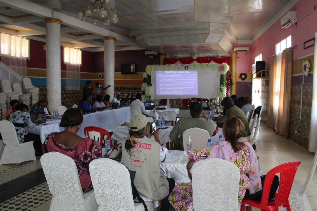Des experts en santé lors de l'atelier de formation des formateurs nationaux organisé à Matadi
