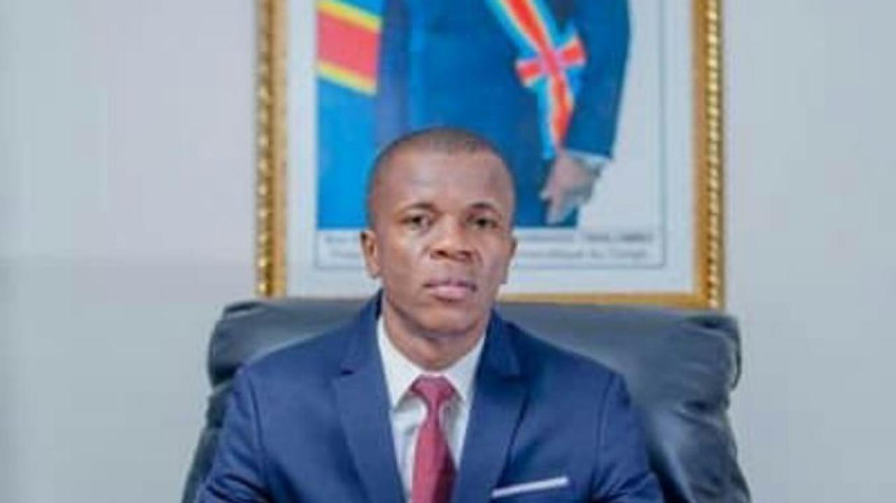 Yves Bunkulu Zola, ministre de la jeunesse, de l'Initiation à la nouvelle citoyenneté et  la Cohésion nationale