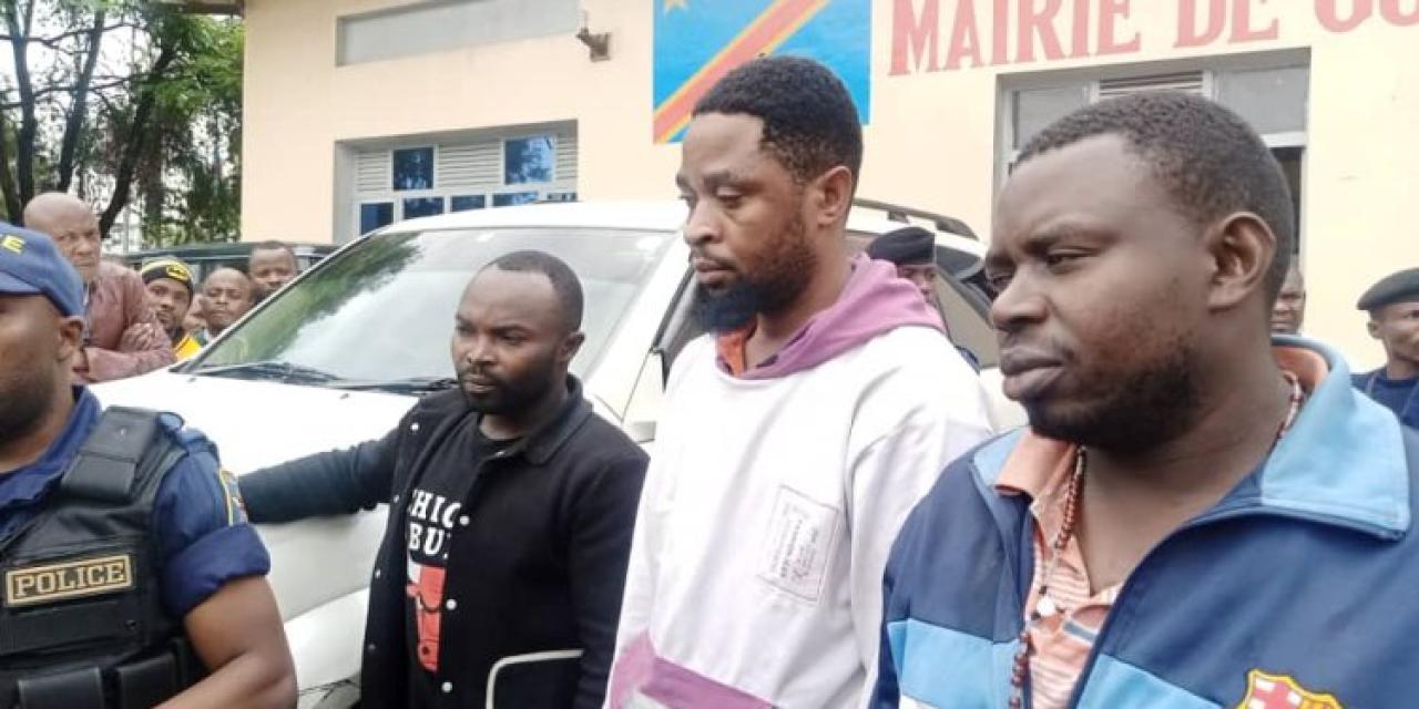 Les présumés criminels présentés à la mairie de Goma