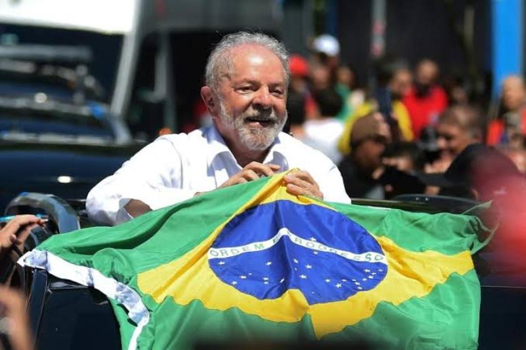 Le nouveau président élu du Brésil, Luiz Inacio Lula da Silva