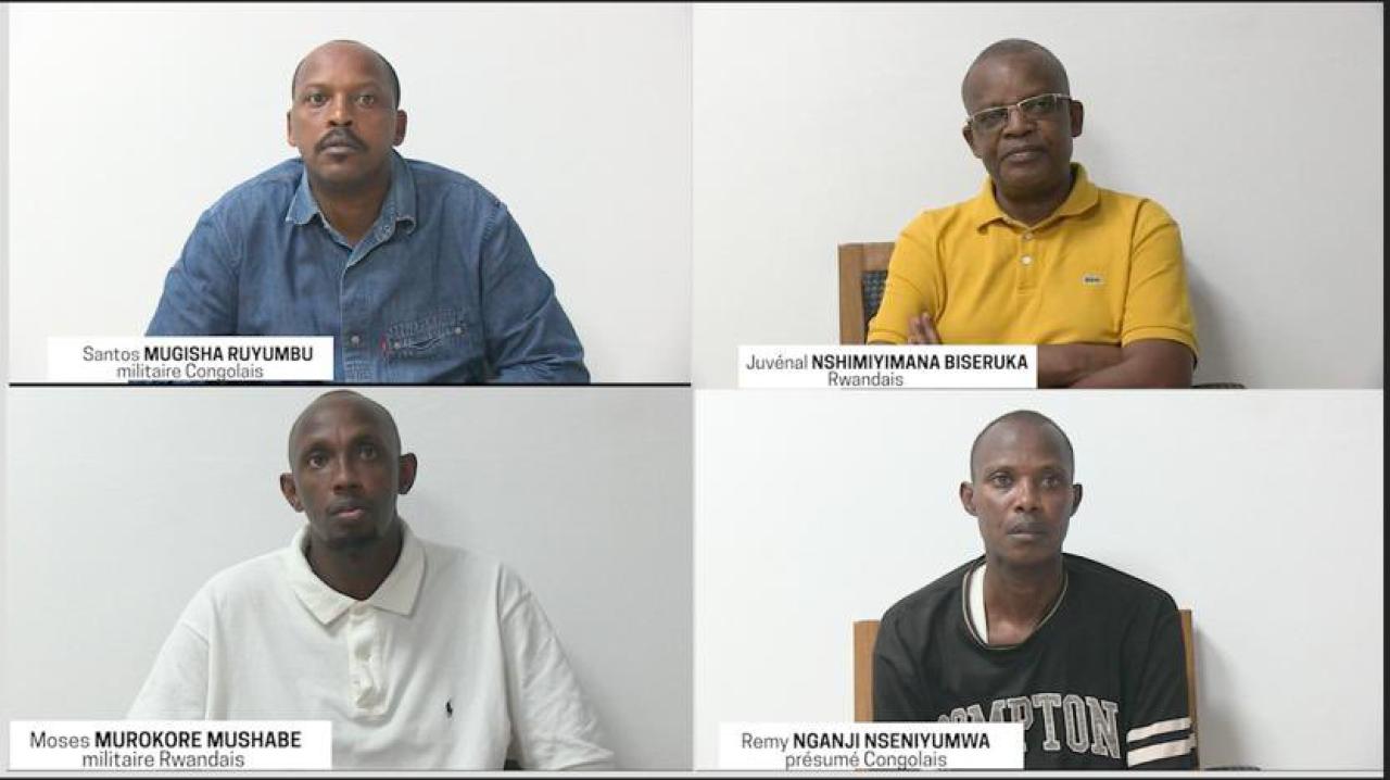 Quatre espions rwandais opérant à Kinshasa aux arrêts
