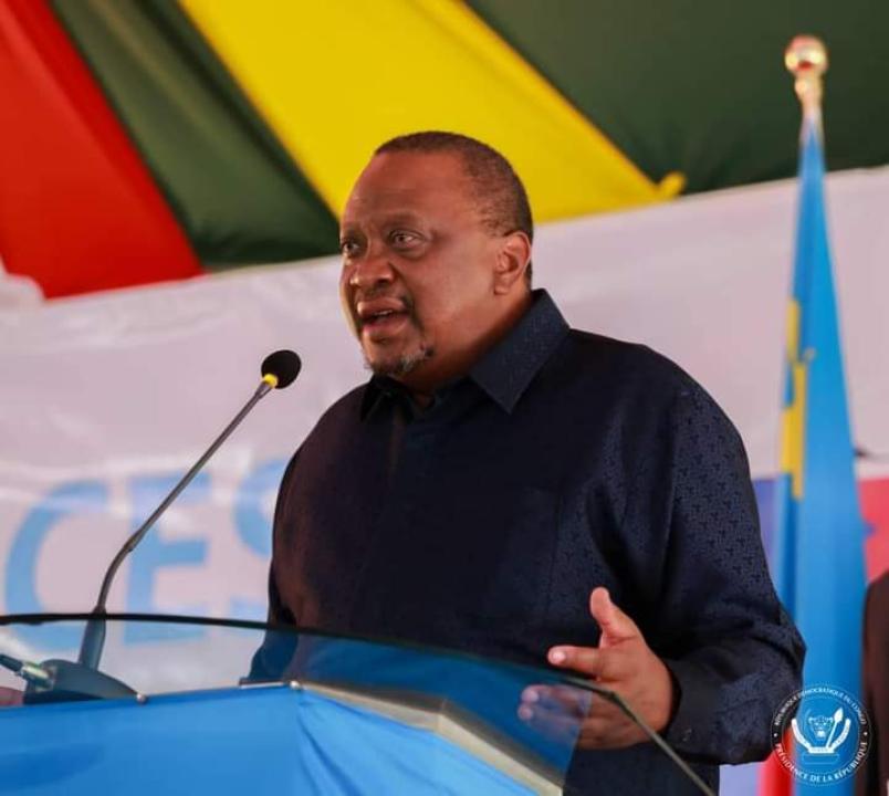 L'ancien président kenya Uhuru Kenyatta, facilitateur désigné de l'EAC