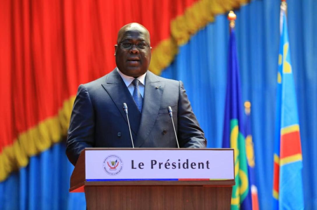 Le Président de la RDC, Félix Tshisekedi à l'ouverture de la 52 ème Assemblée plénière du Forum Parlementaire de la SADC, lundi 05 décembre 2022