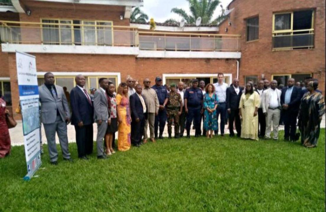 Le gouvernement provincial et quelques partenaires après une réunion au gouvernorat de province à Goma [photo d'illustration]