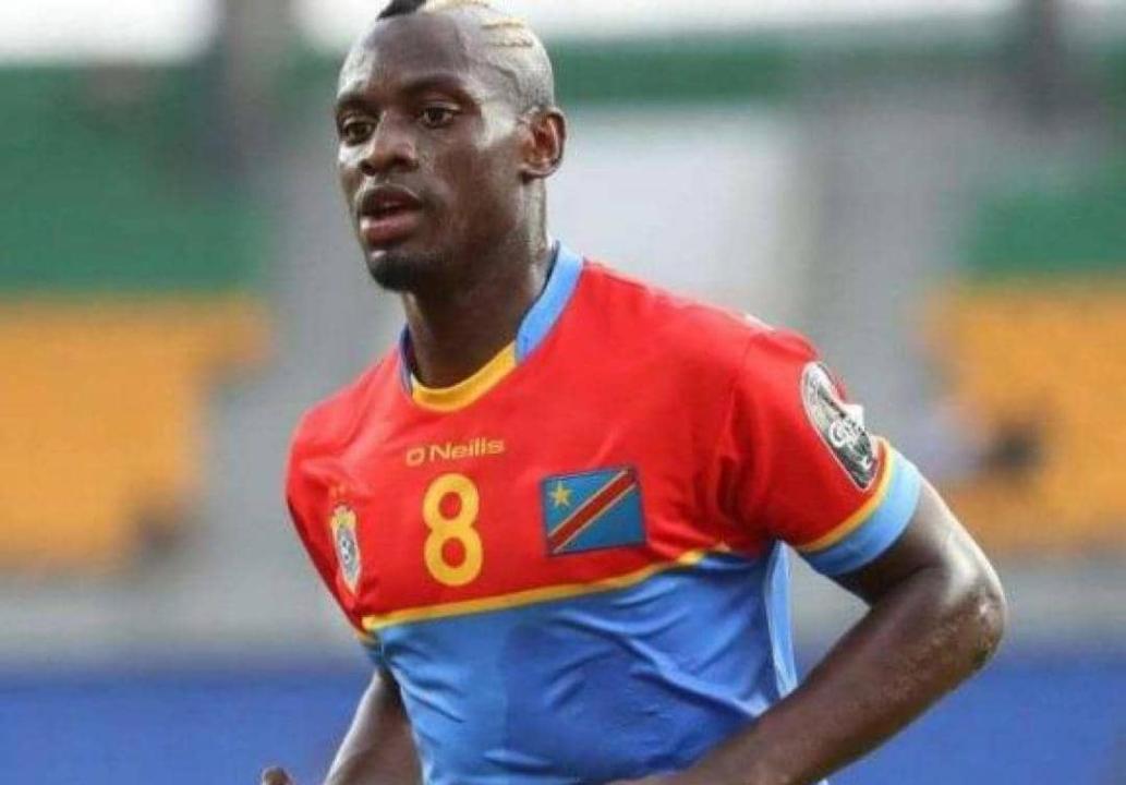 Paul-José Mpoku sous les couleurs de la RDC lors de la CAN Gabon 2017.