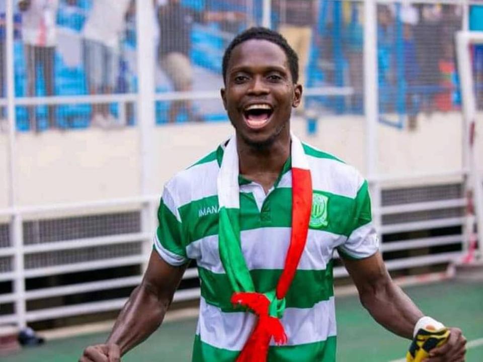 L'attaquant du DCMP, Jimmy Bayindula, au stade des martyrs de Kinshasa. [Photo d'illustration]