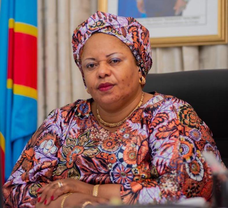 La ministre de la culture et arts, Catherine Kathungu.