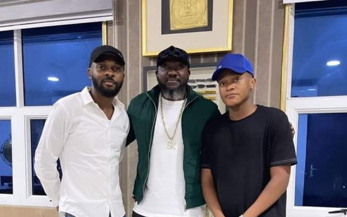 Héritier Wata, Sidboy et Innoss'b à Kinshasa. [Photo d'illustration]