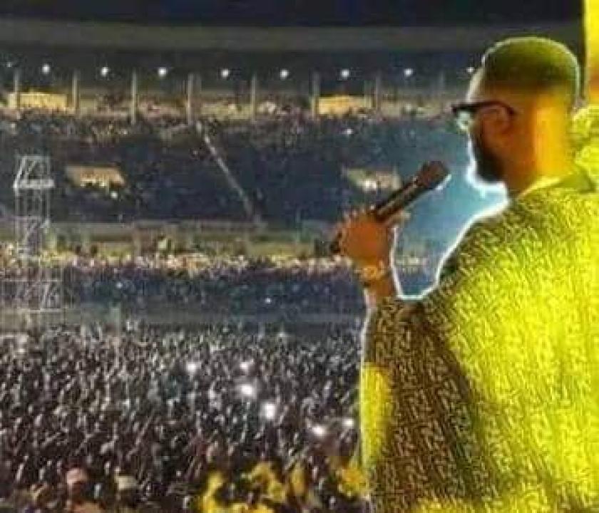 Héritier Wata lors de son concert au stade des martyrs de Kinshasa. [Photo d'illustration]