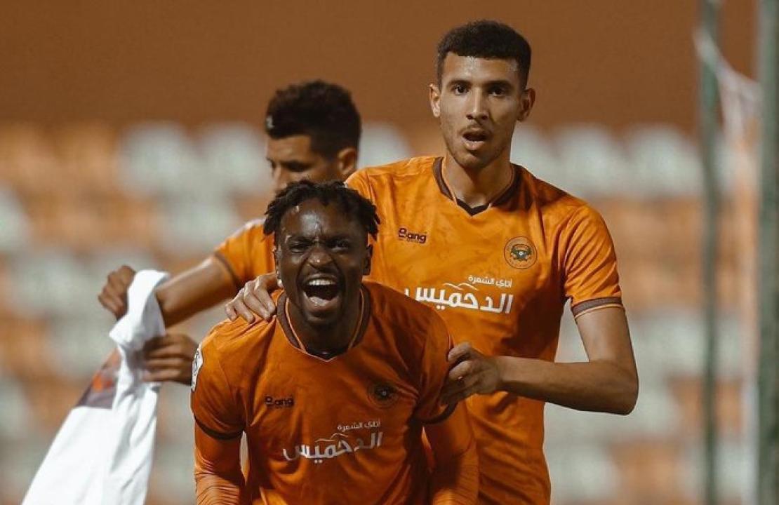Chadrack Muzungu et son coéquipier de la RS Berkane en pleine célébration. [Photo d'illustration]