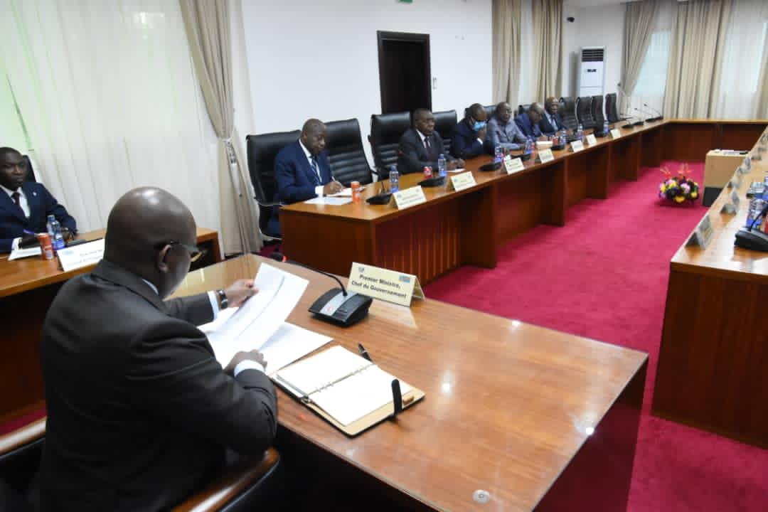 Le Premier Ministre, Sama Lukonde préside la réunion de tous les représentants des commissions chargées de l'organisation de la visite du Pape François