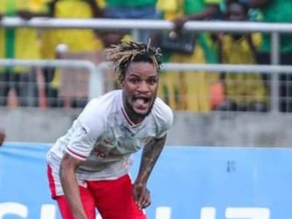 Henock Inonga Baka, lors de la rencontre Simba SC- Young Africans, au Benjamin Mkapa National.