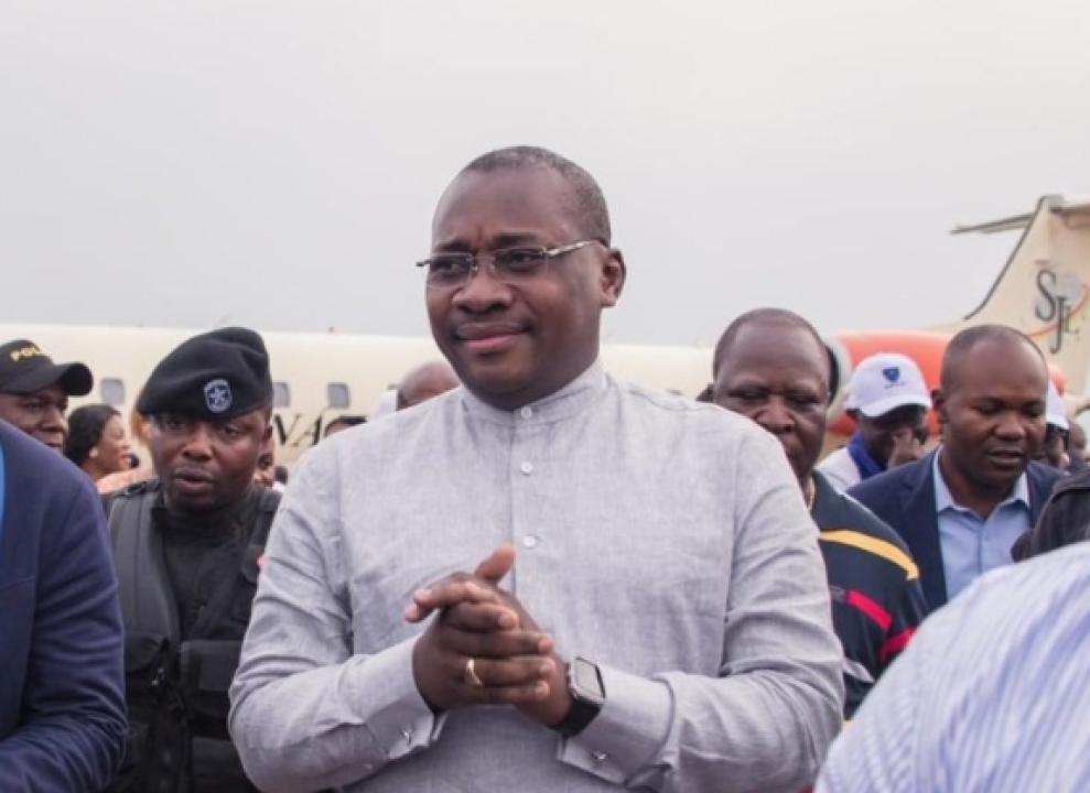 Me Guy Loando Mboyo attisant à Mbandaka pour la mobilisation de l'accueil du président Félix Tshisekedi dans le Grand Équateur
