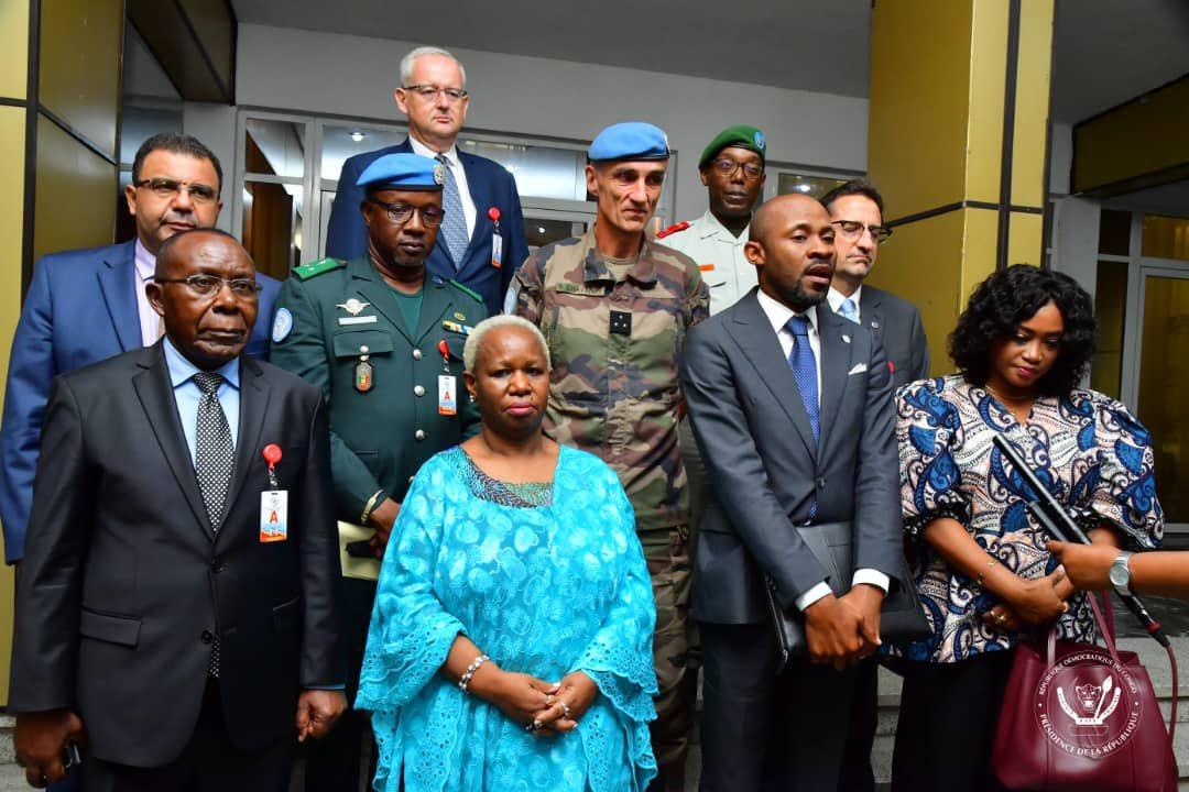 Le porte-parole du gouvernement, Patrick Muyaya fait le point après la réunion de sécurité élargie présidée par le chef de l'État à laquelle a pris part la tripartite FARDC-MONUSCO et la Force Régionale, vendredi 6 janvier 2023