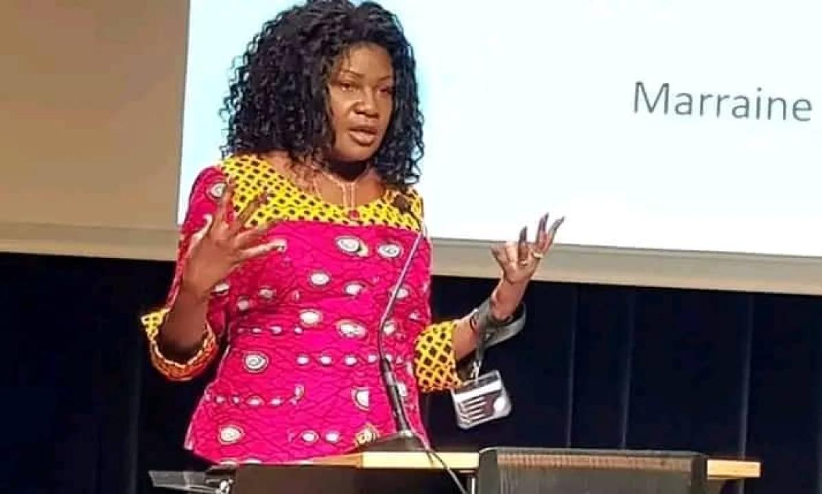 Isabelle Kibassa Tshisekedi , fille du feu patriarche Frédéric Kibassa et parent proche du président Félix Tshisekedi