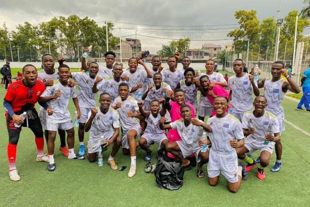 Les Léopards U17 lors d'un match amical au terrain Ujana. [Photo d'illustration]