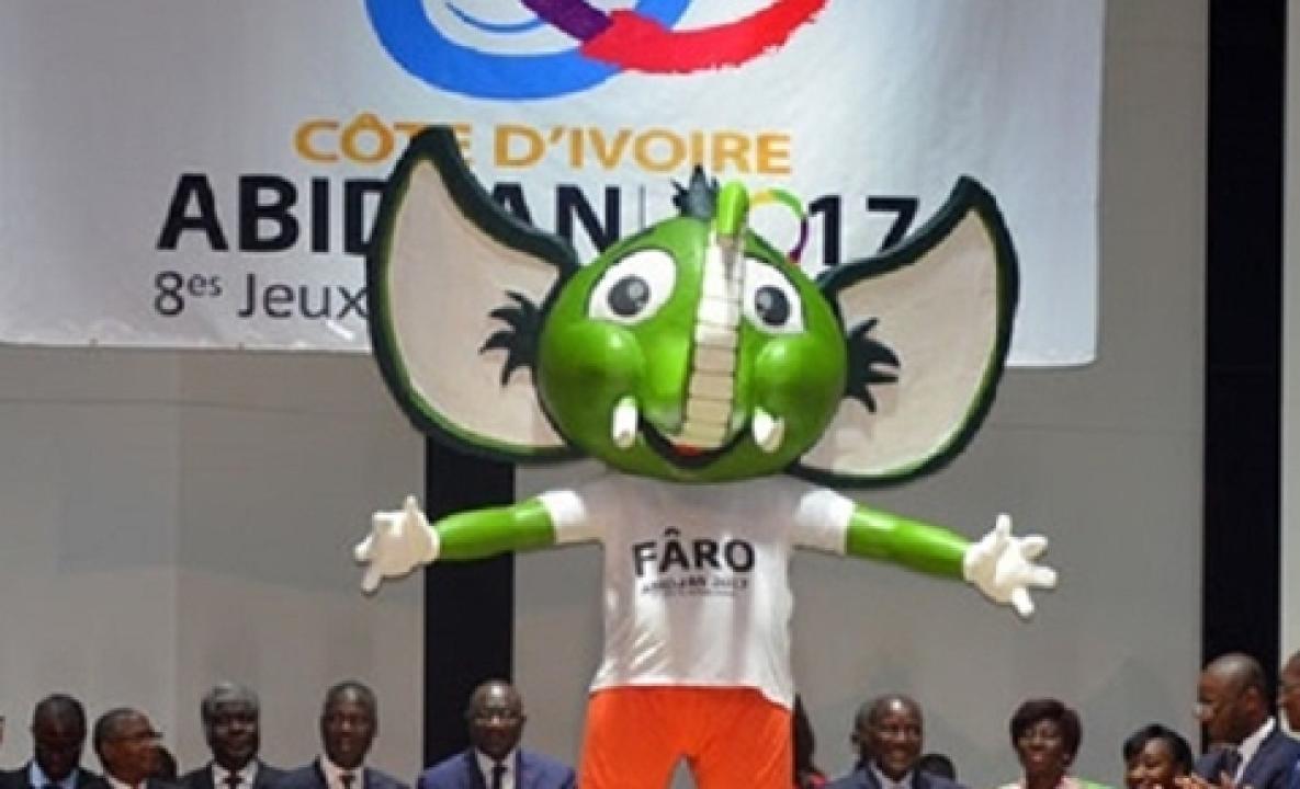 La mascotte des 8èmes jeux de la francophonie Abidjan 2017. [Photo d'illustration]