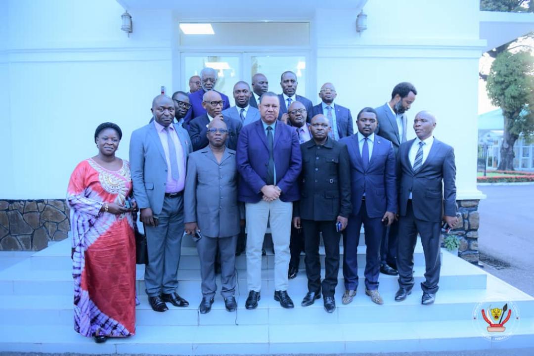 Les élus nationaux du Nord-Kivu après leur audience accordée par le Premier ministre, mercredi 18 janvier 2023