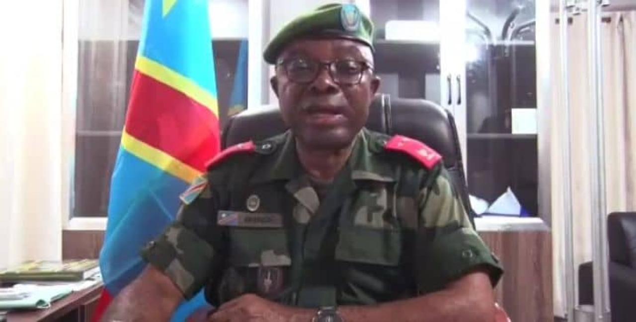 Le général Sylvain Ekenge, porte-parole des Forces Armées de la République Démocratique du Congo