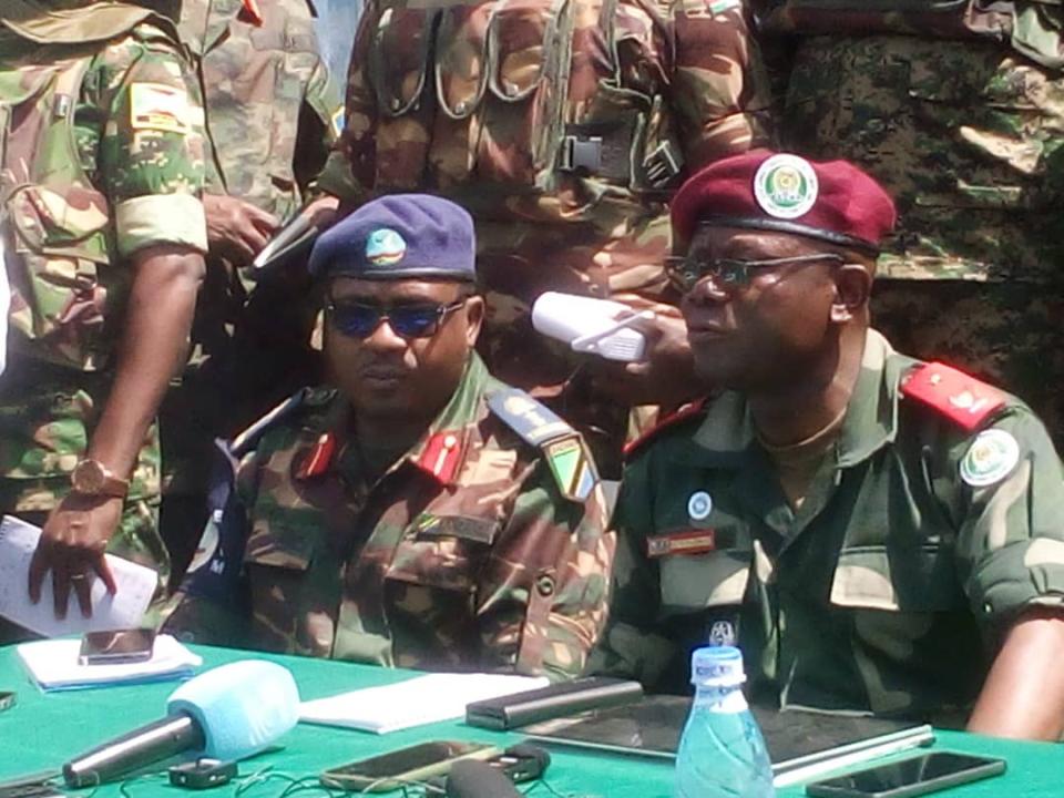 Cérémonie de la remise du camp militaire de Rumangabo à l'EAC par les M23, le 06 janvier 2023 [ Photo d'illustration]