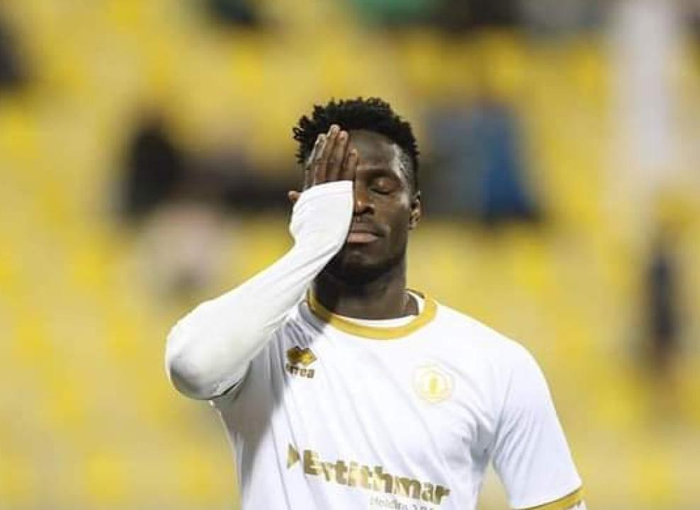Ben Malango en pleine célébration d'un but. [Photo d'illustration]