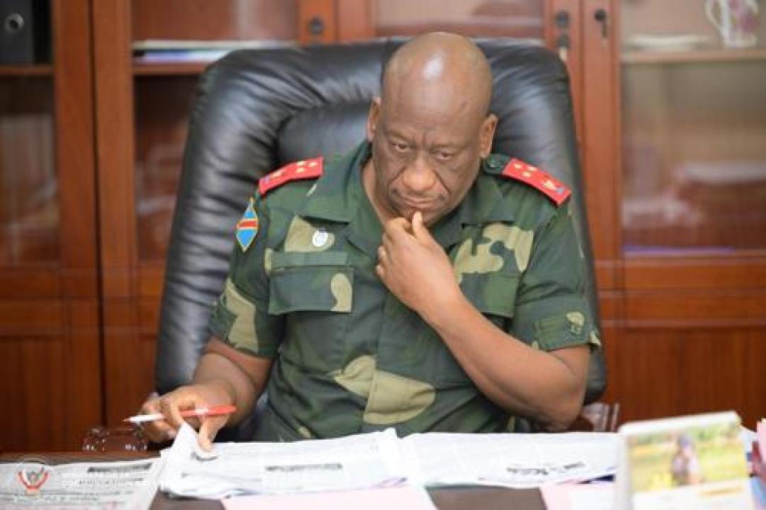 Lieutenant-général Johnny Luboya N’kashama, gouverneur militaire de l’Ituri. Photo ministère de la communication et médias de la RDC