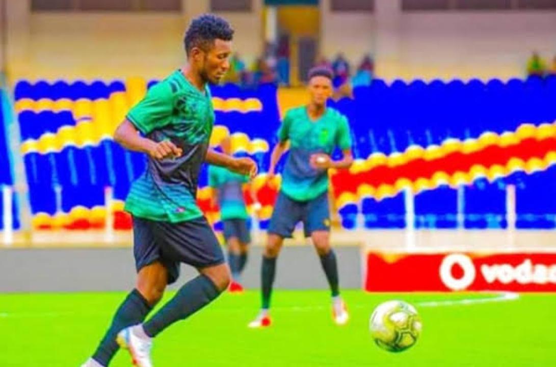 L'attaquant de l'As v.club , Marouf Tchakei lors d'une rencontre de la Ligue Nationale de Football