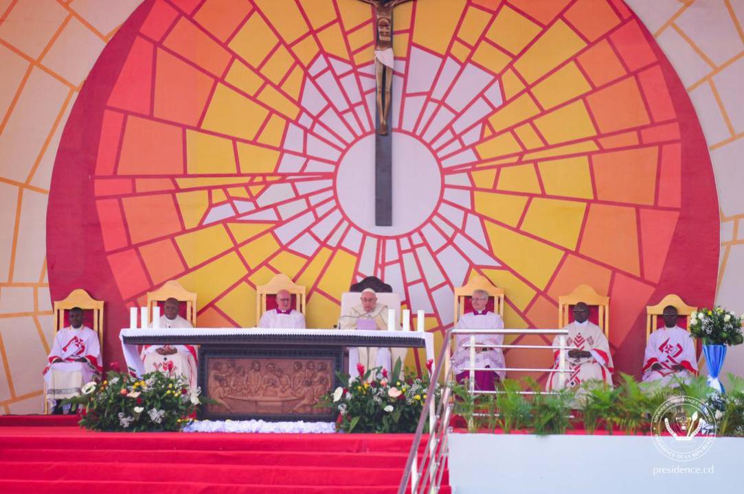 La messe papale 