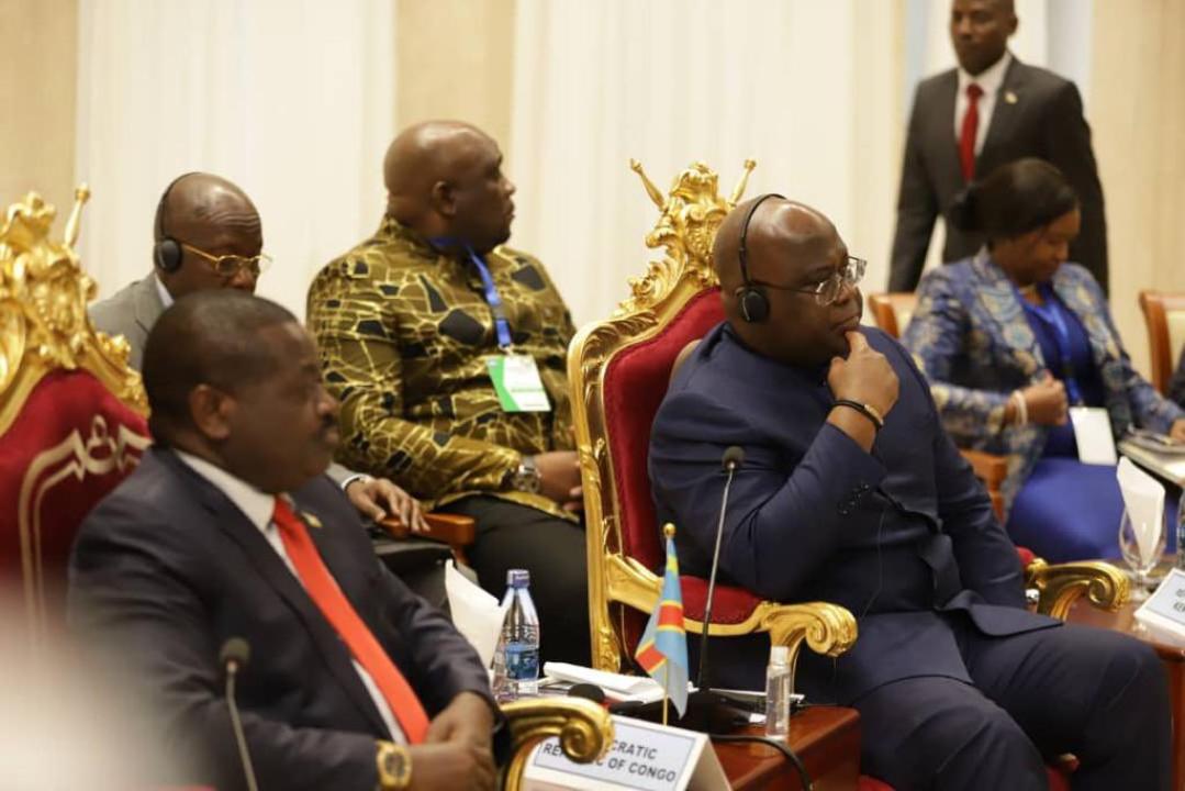 Le chef de l'État, Félix Tshisekedi au sommet de l'EAC à Bujumbura ( Burundi)