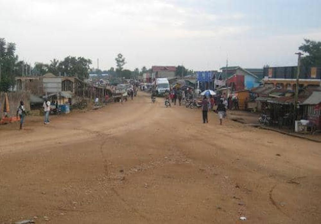 La Route Nationale N°4 au niveau de la cité de Komanda en Ituri (photo d'illustration)