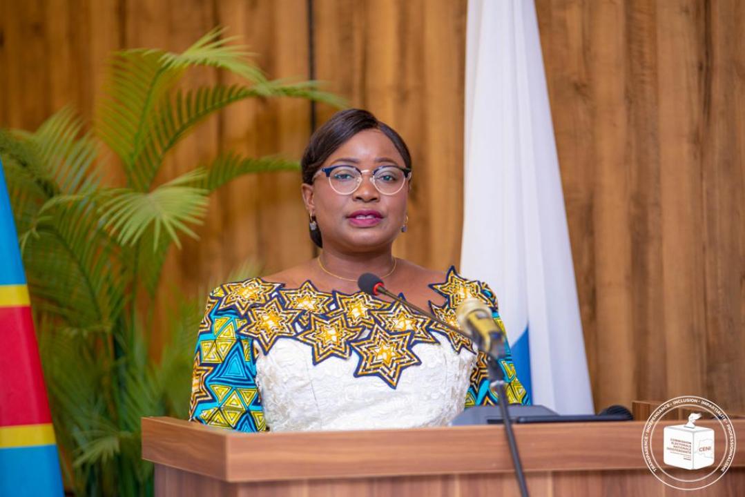 Le rapporteur de la CENI, Patricia Nseya