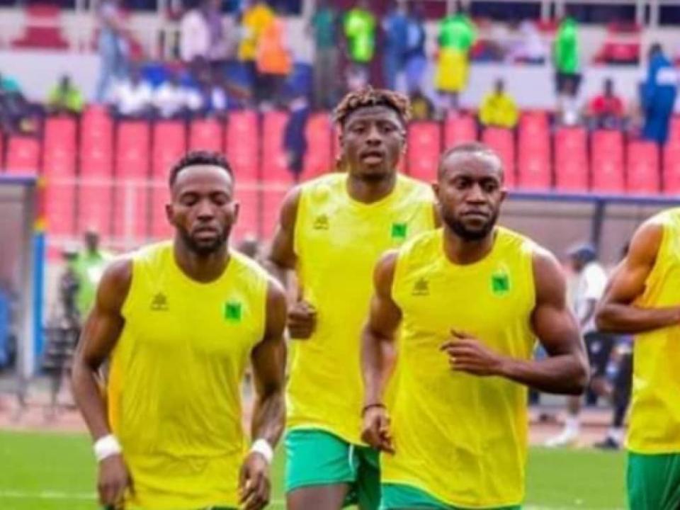 Les joueurs de l'AS VClub à l'échauffement d'avant-match, au stade des martyrs de Kinshasa. [Photo d'illustration]