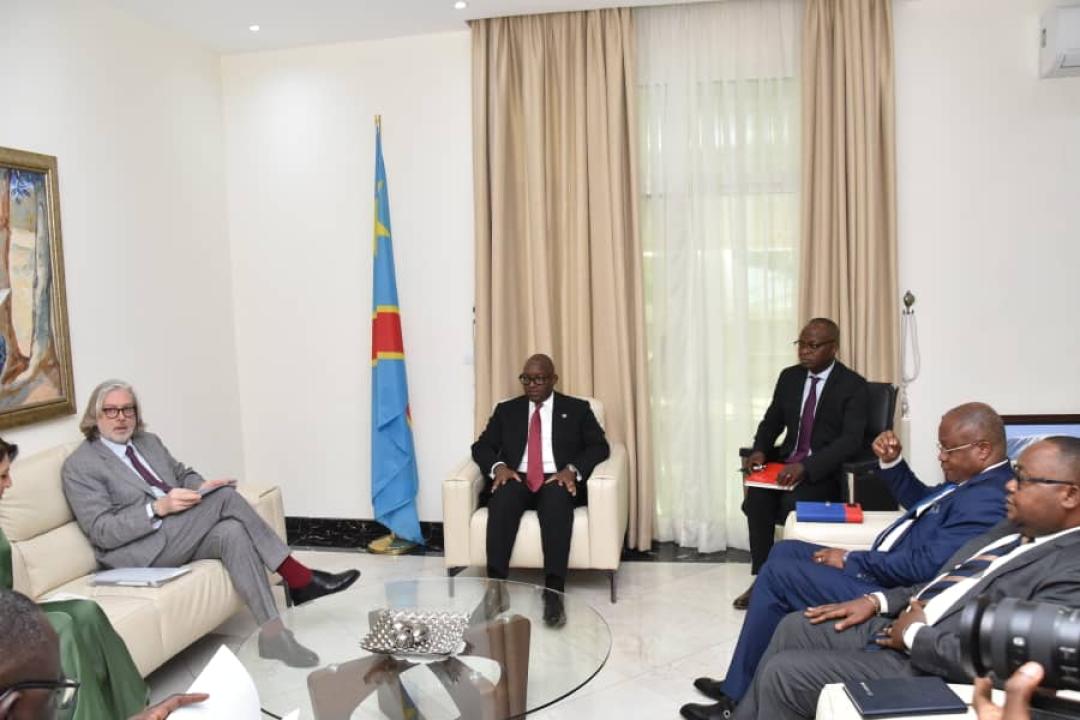 Les émissaires de l'Organisation internationale de la Francophonie chez le Premier ministre (RDC)